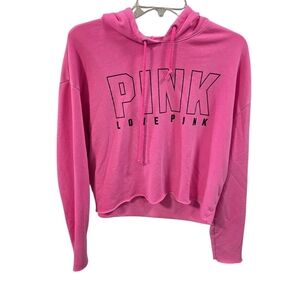Victoria's Secret Pink Cropped Hoodie